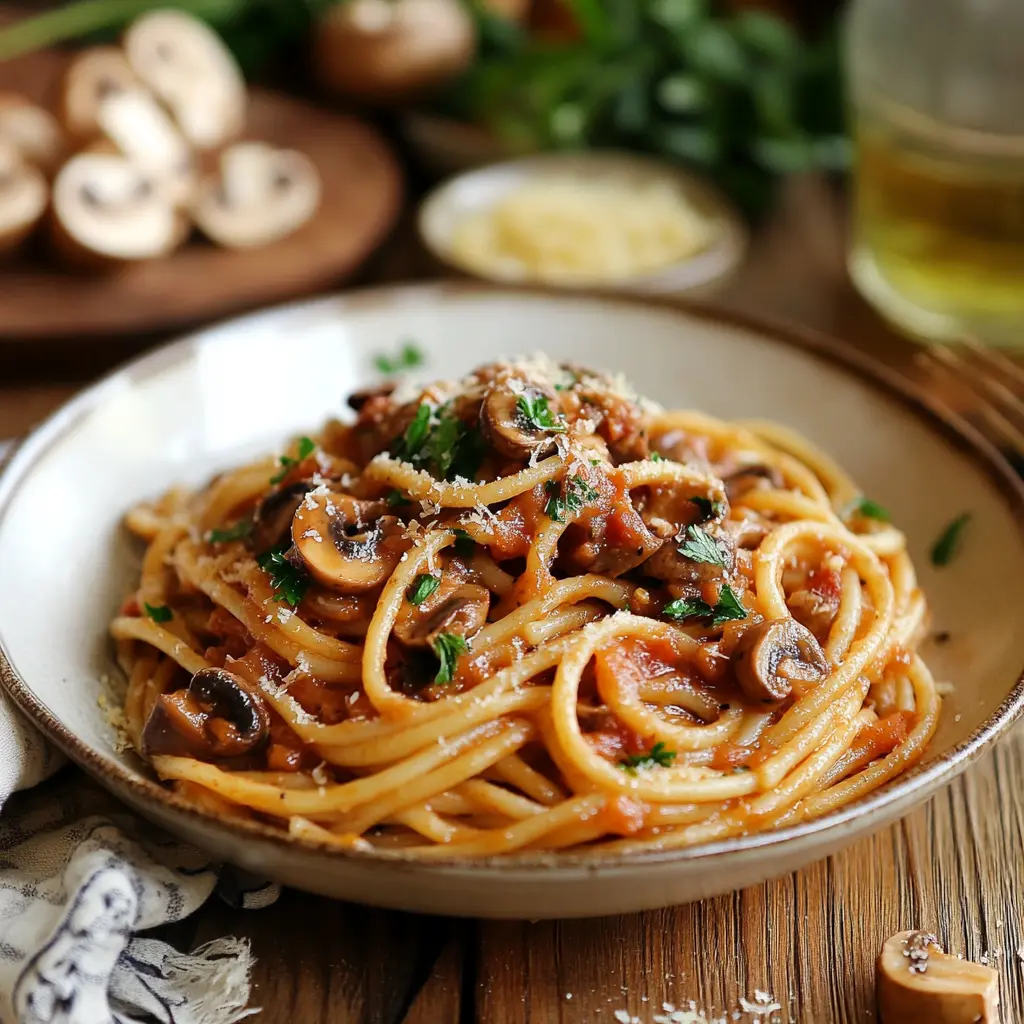 Yammie: Pasta al Sugo di Funghi Rezept - Wunderbar rund und lecker!