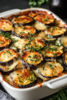 Rezept: Aubergine und Zucchini mit Käse überbacken