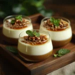 Panna Cotta Karamell lecker Rezept für nach der Pasta