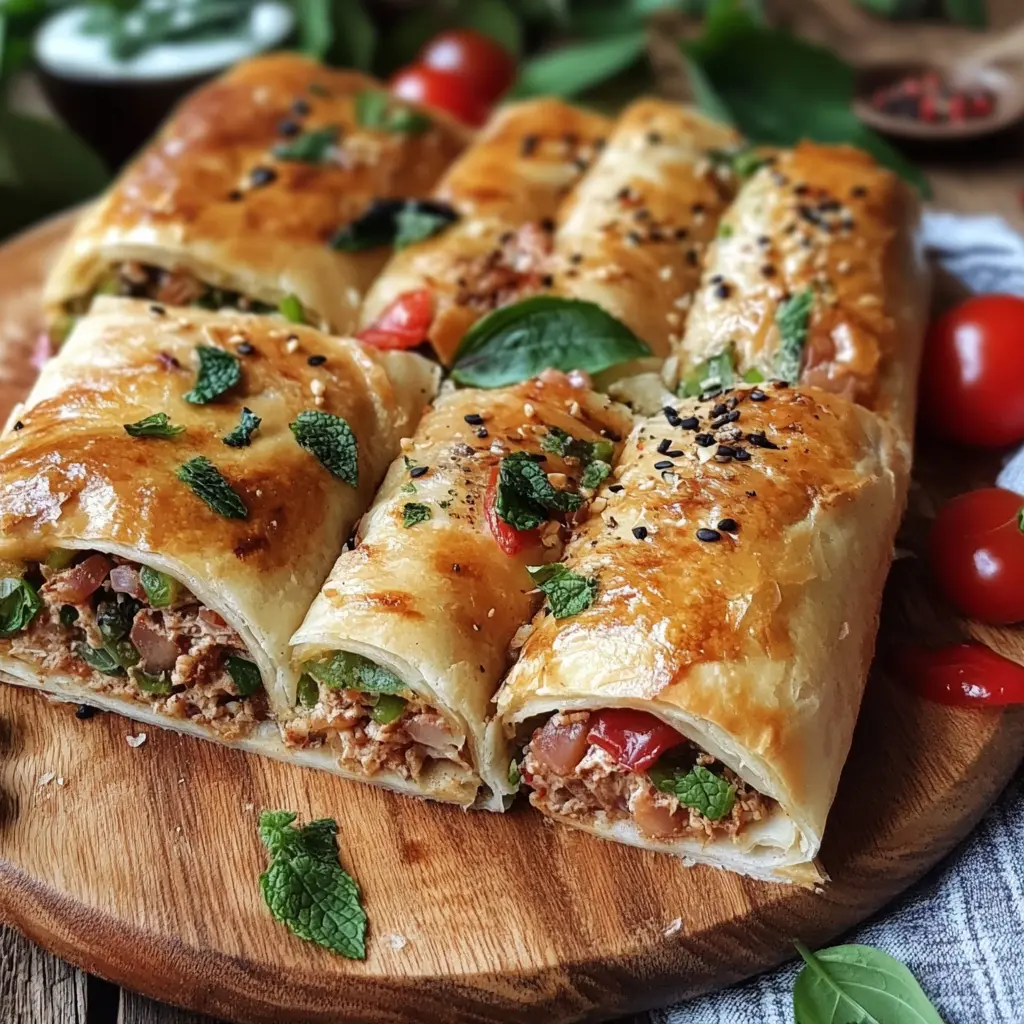 Rezept: Leckeres Börek mit Hackfleischfüllung - schnell &einfach.