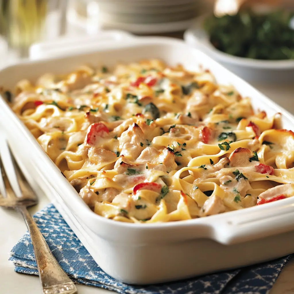 Fettuccine Nudeln ein Highlight in der Küche - Ein Auflauf der Unvergessen bleibt!