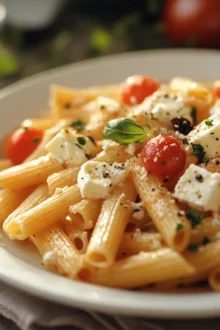 Wie geht das? - One Pot Pasta Feta penne Rezept.