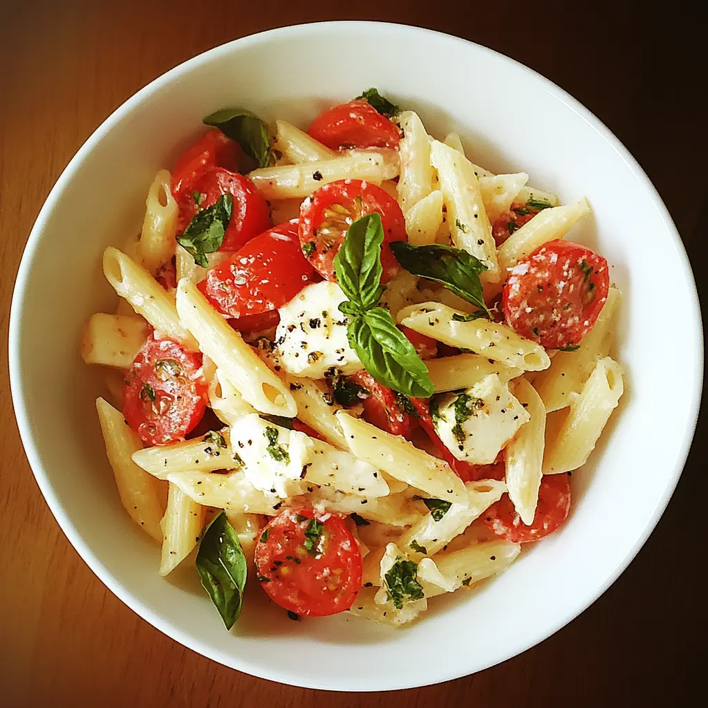 Zum Nachkochen: Penne Pasta Caprese Rezept