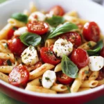 Zum Nachkochen: Penne Pasta Caprese Rezept