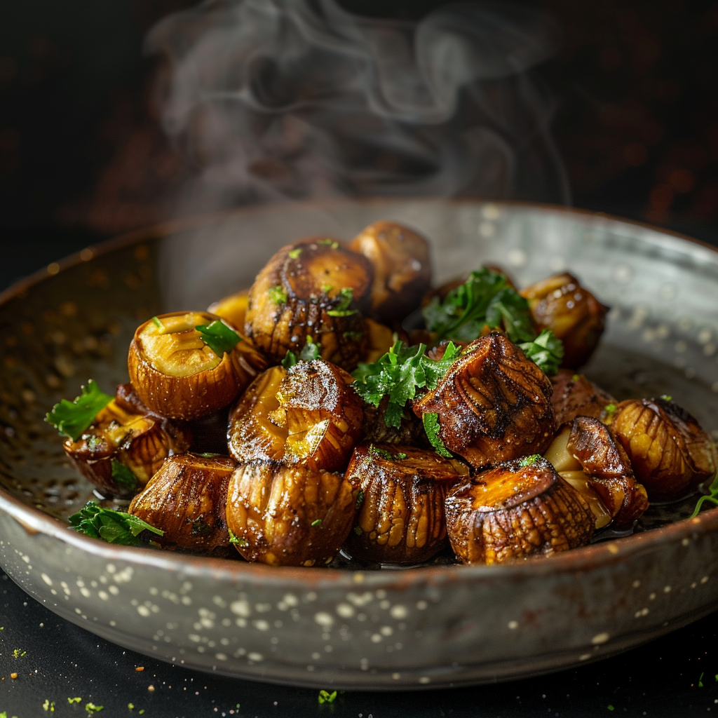 Rezept: Aromatisch geröstete Maronen aus der Heißluftfritteuse