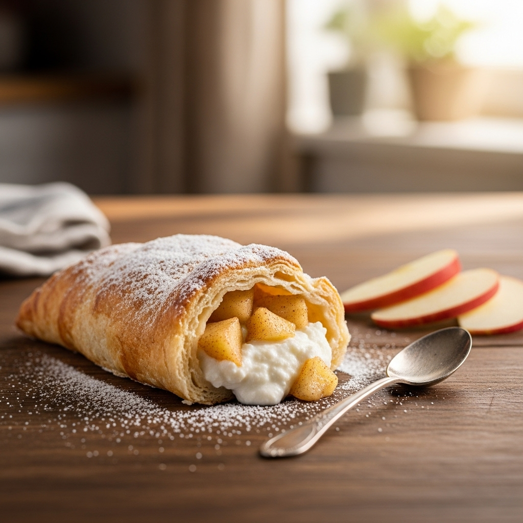 Rezept: Omas Himmlische Apfeltaschen mit saftigem Quark Öl Teig Rezept: Omas Himmlische Apfeltaschen mit saftigem Quark Öl Teig